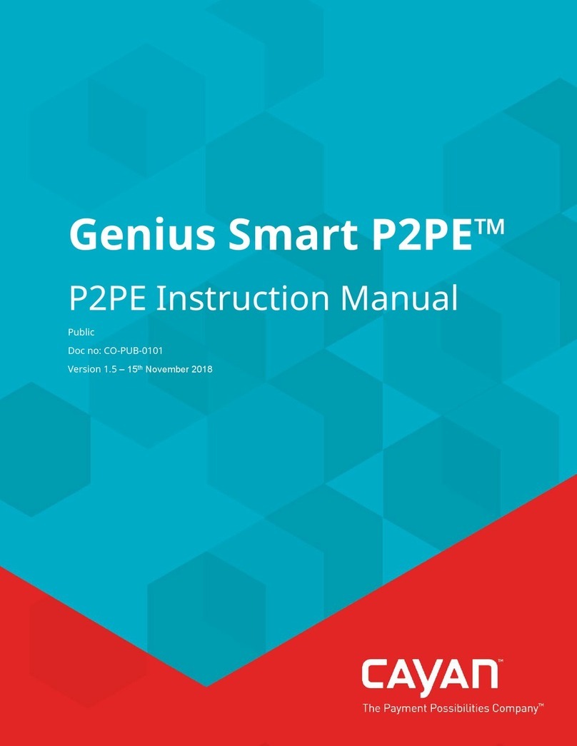 Cayan Genius Smart P2PE instruction manual
