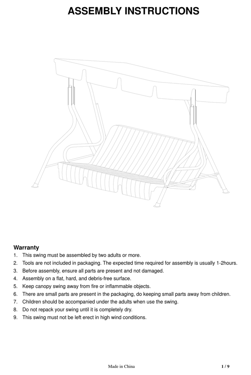 Sunjoy D-DNC373PST-E Assembly instructions