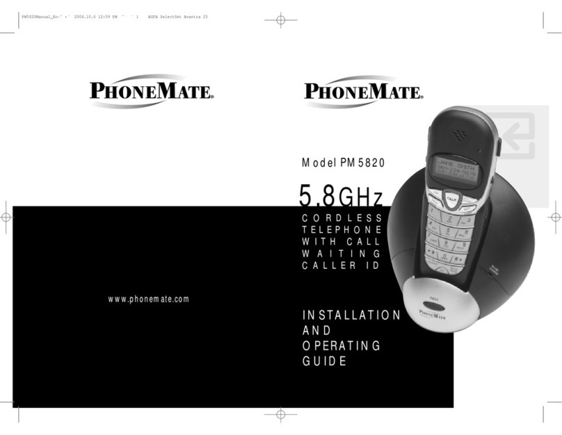 PhoneMate PM5820 Installation guide