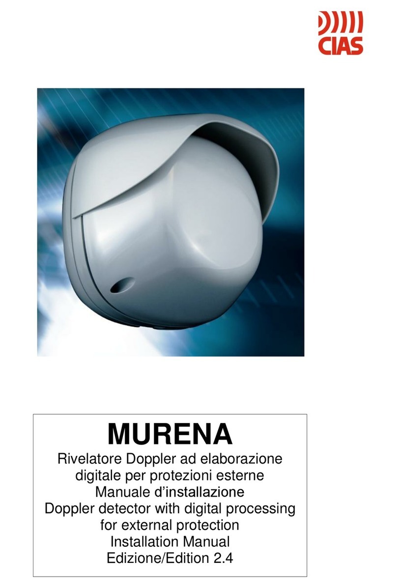 CIAS Elettronica S.r.l. Murena installation manual