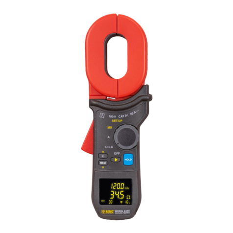 AEMC 6418 User manual