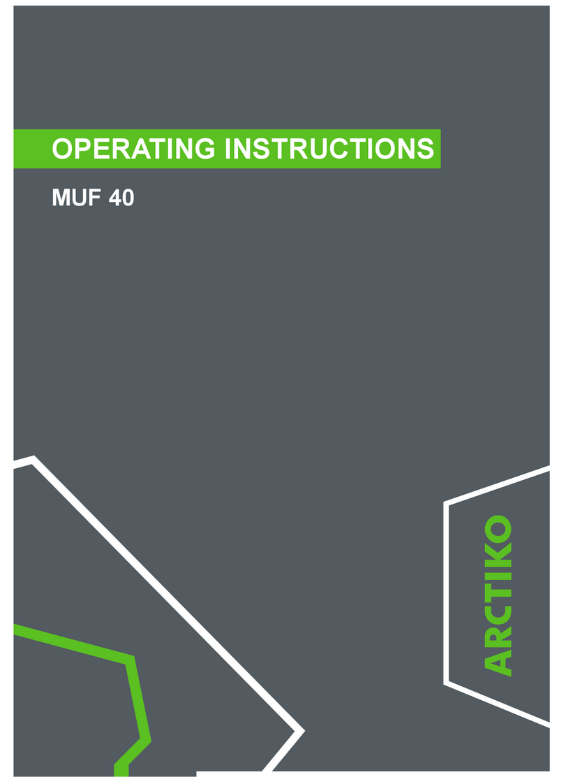 Arctiko MUF 40 operating instructions