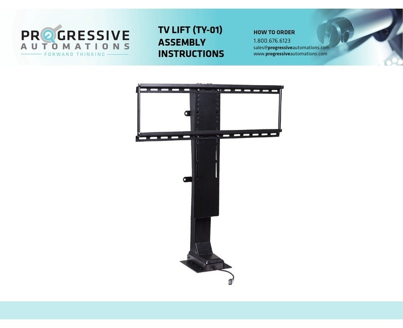 progressive automations TY-01 Assembly instructions