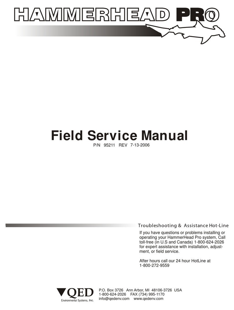 QED Hammerhead Pro Field service manual
