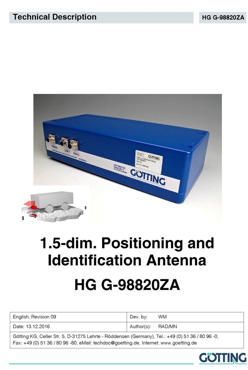 Gotting HG G-98820ZA Parts list manual