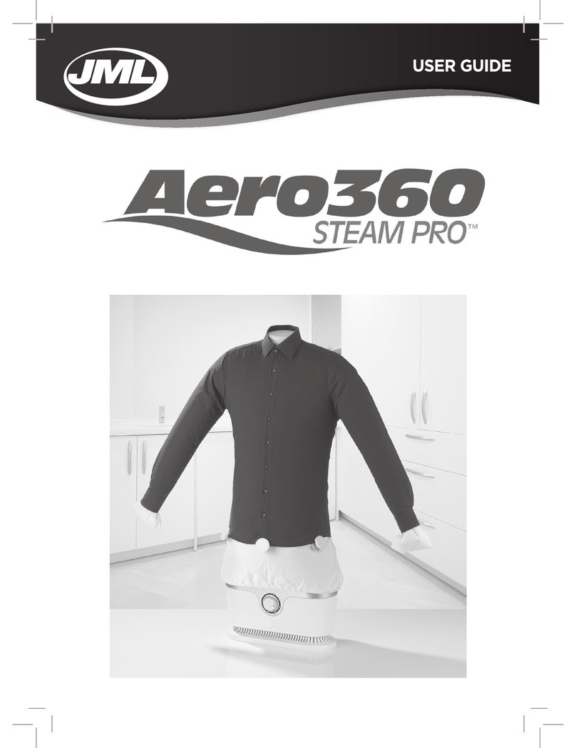 JML Aero360 Steam Pro Use