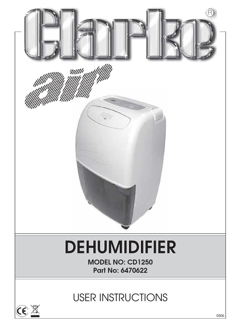 Clarke CD1250 User manual