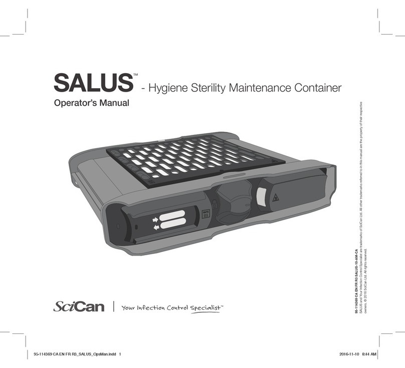 SciCan SALUS Operator's manual