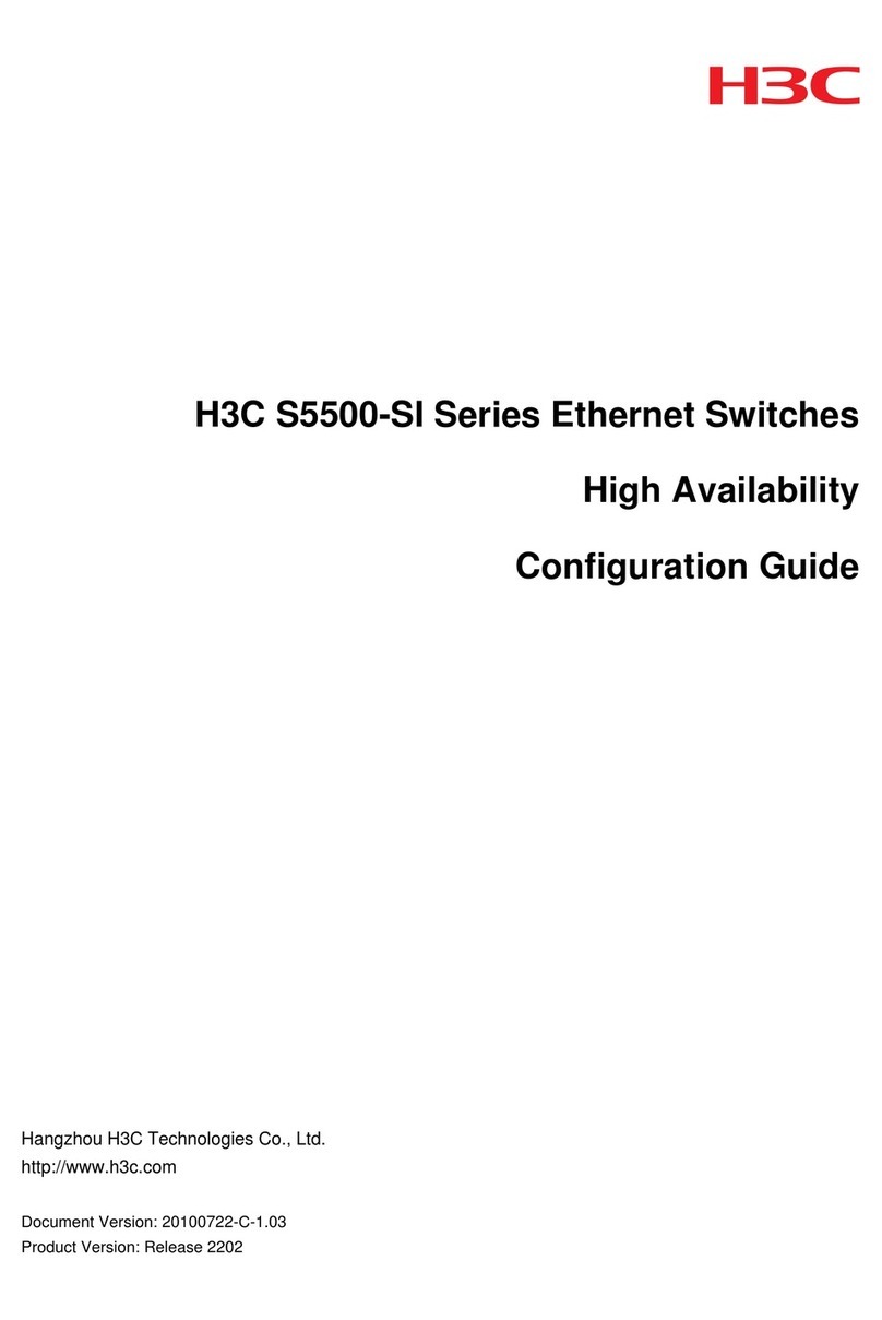 H3C S5500-SI Series User manual