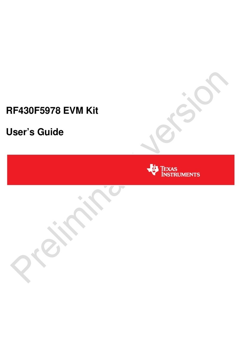 Texas Instruments RF430F5978 EVM Kit User manual