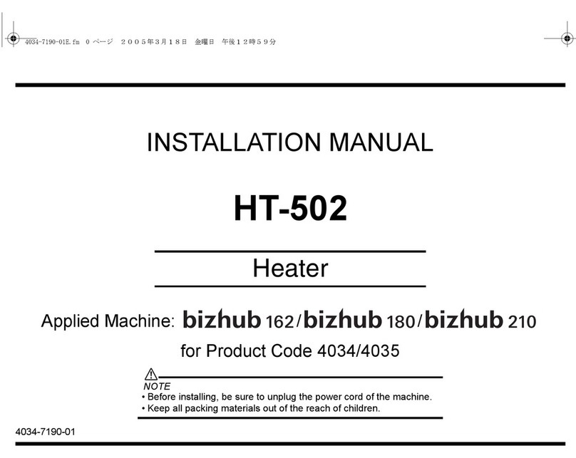 Konica Minolta HT-502 User manual