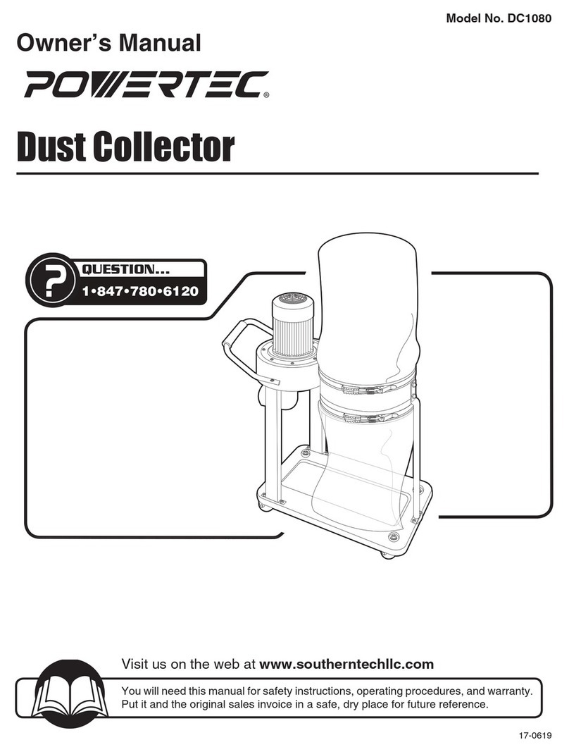 Power Tec DC1080 owner's manual