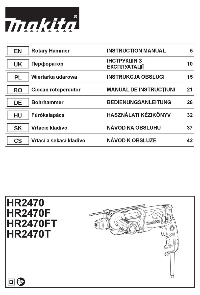 Makita HR2470 User manual