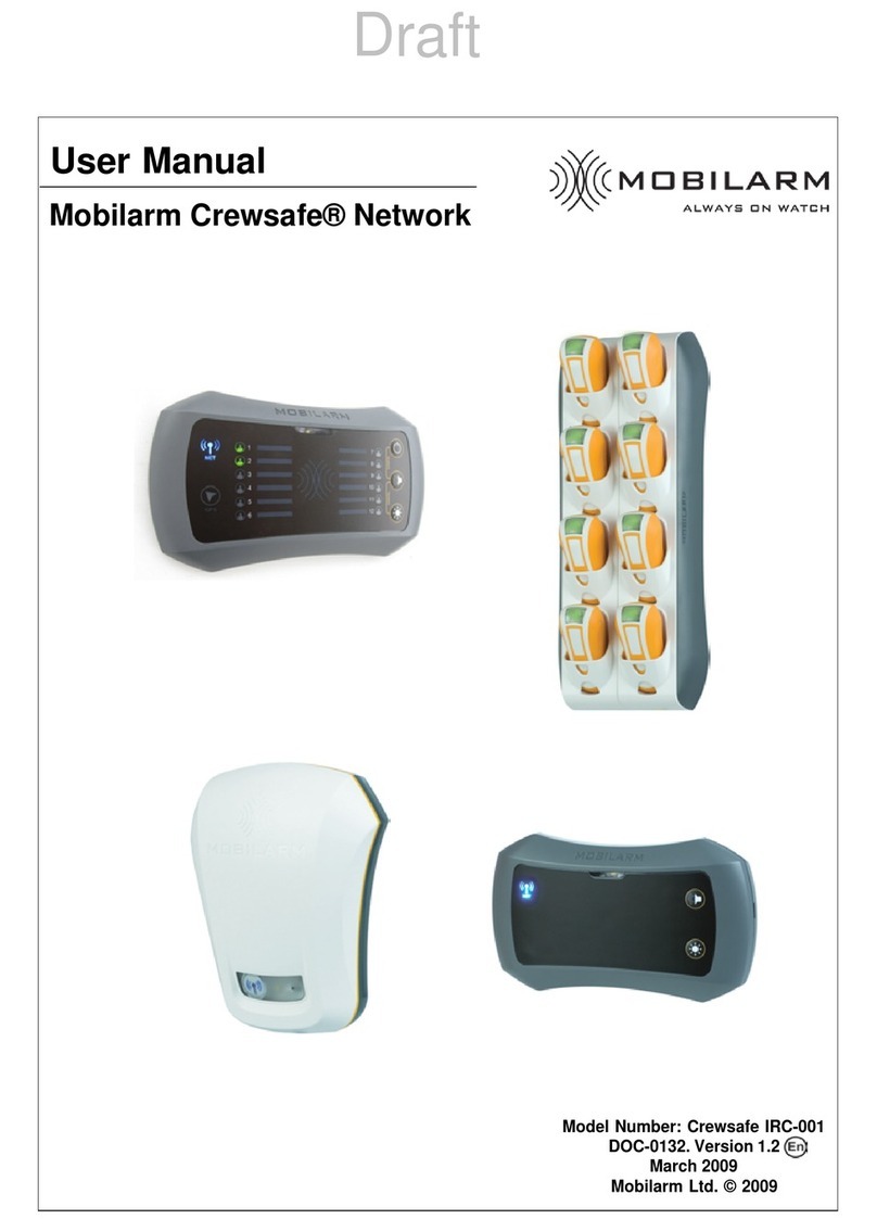Mobilarm Crewsafe IRC-001 user manual