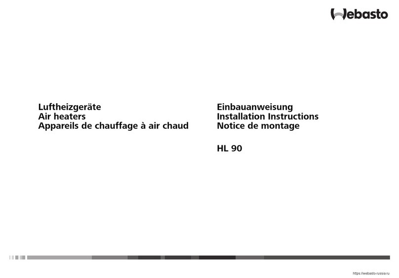 Webasto HL 90 User manual
