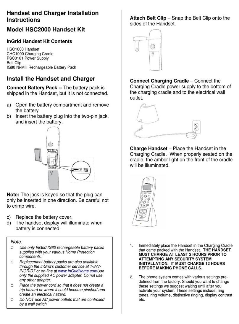 Ingrid HSC2000 installation instructions