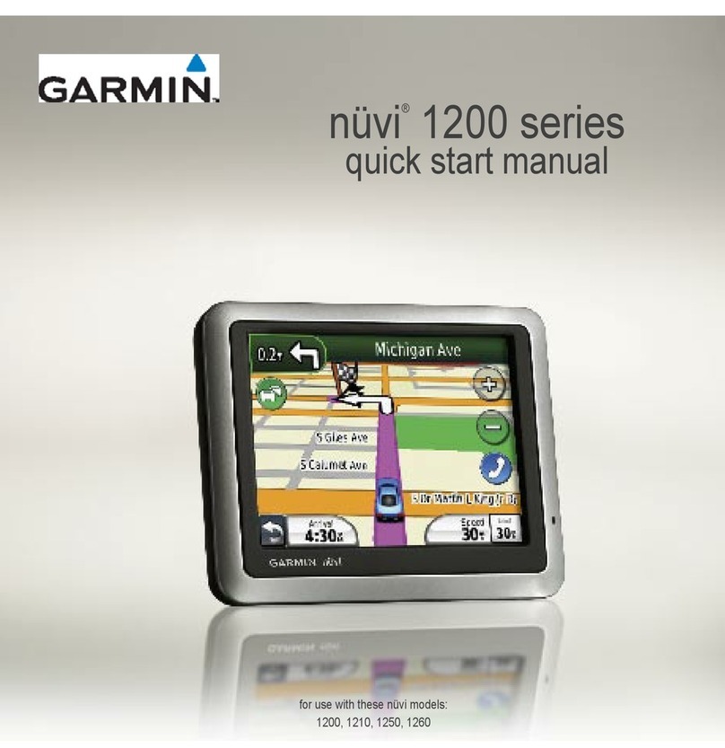 Garmin 1200 Quick start manual