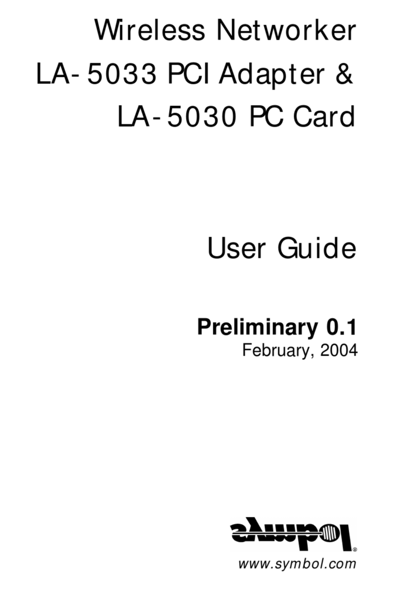 Symbol LA-5033 user guide