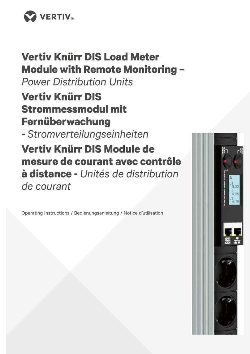 Vertiv Knurr DIS operating instructions