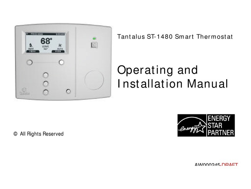 Tantalus ST-1480 OPERATING AND INSTALLATION Manual