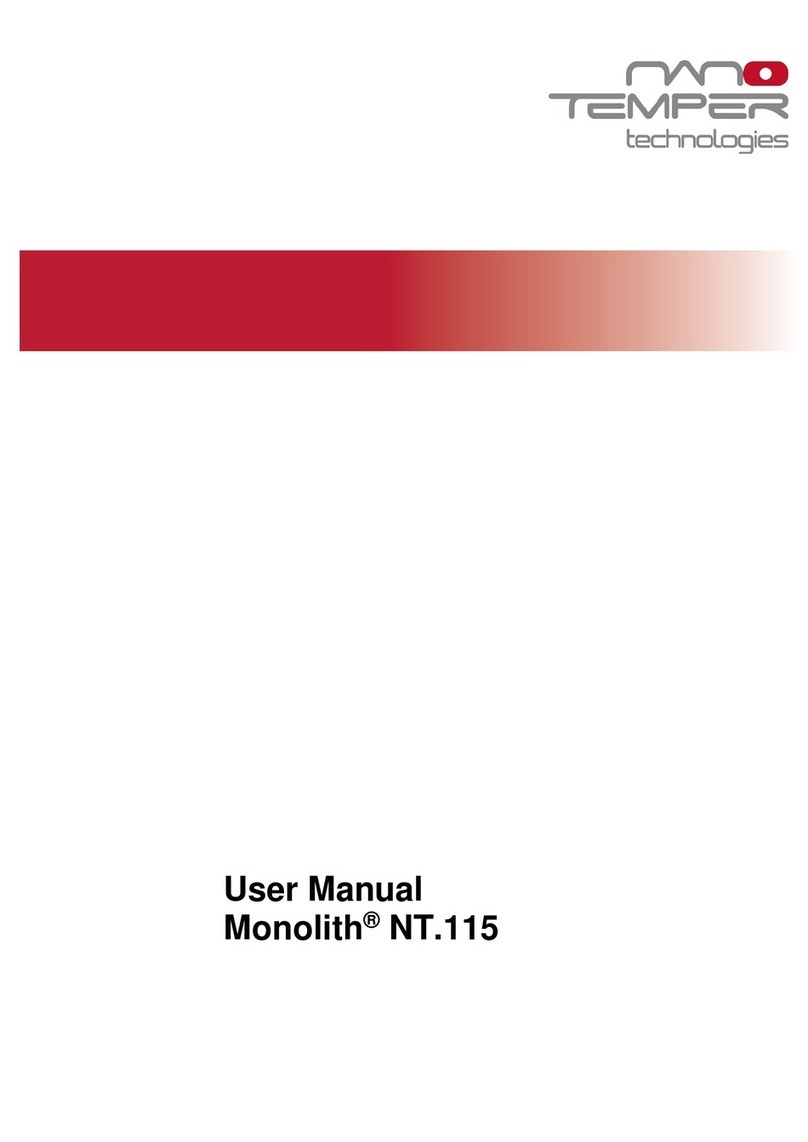 Nano Temper Monolith NT.115 user manual