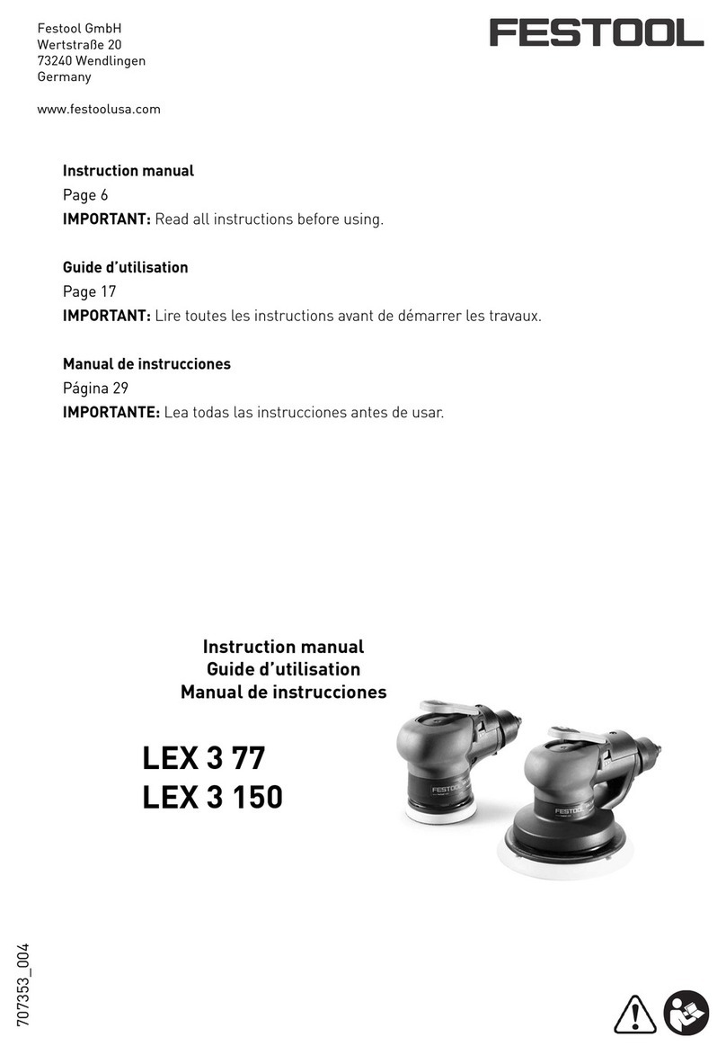 Festool LEX 3 77 instruction manual