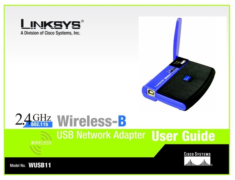 Linksys WUSB11 ver. 2.6 User manual