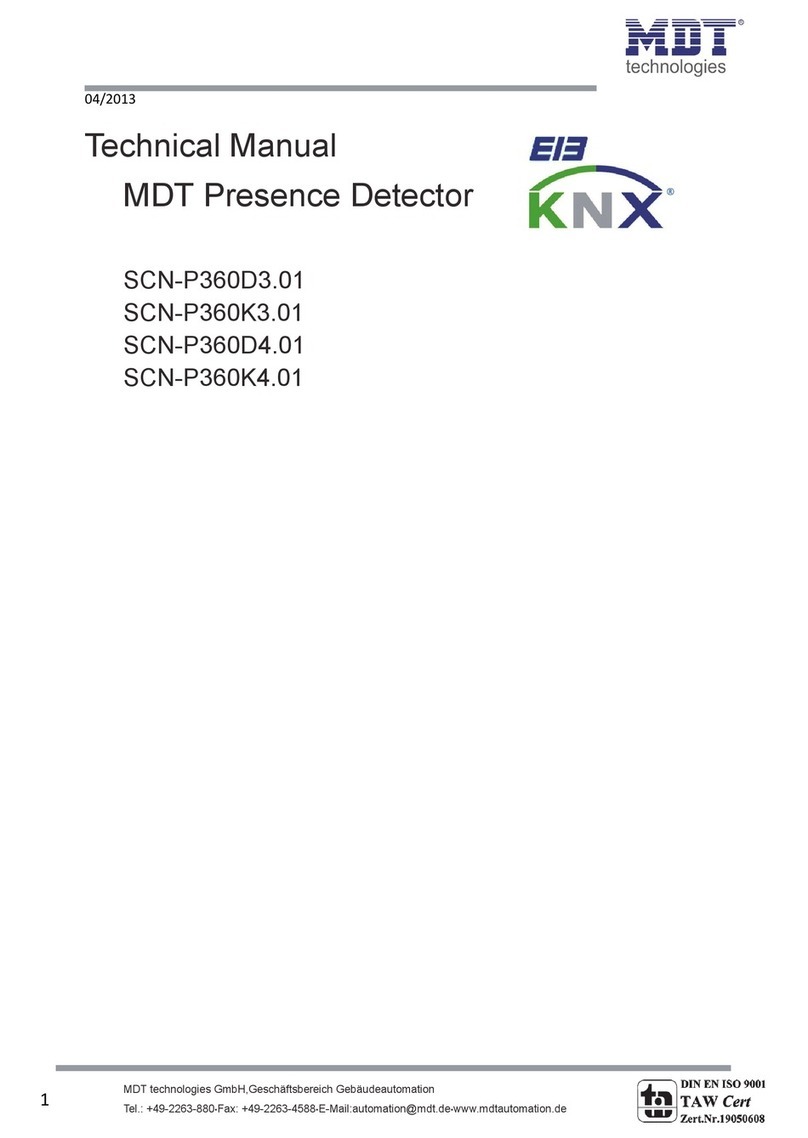 MDT Technologies SCN-P360D3.01 Technical manual MDT Technologies SCN-P360D3.01 Technical manual