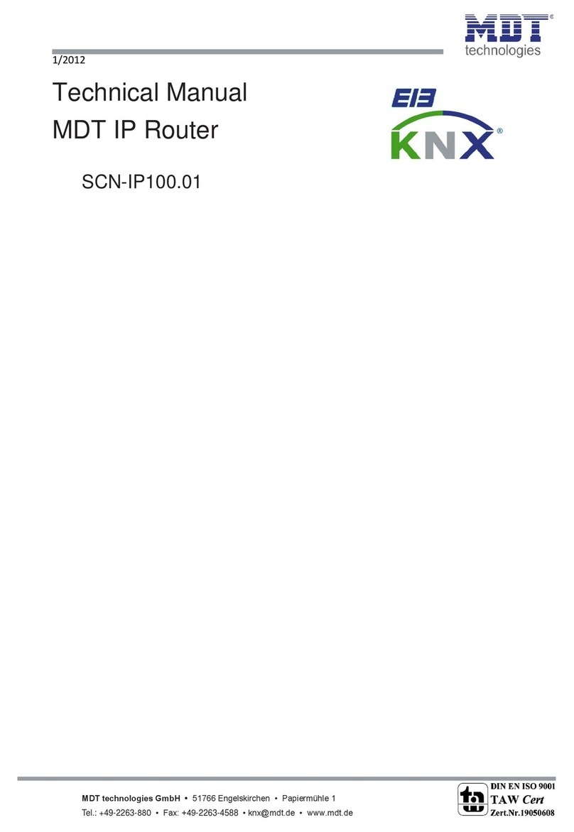 MDT Technologies SCN-IP100.01 Technical manual
