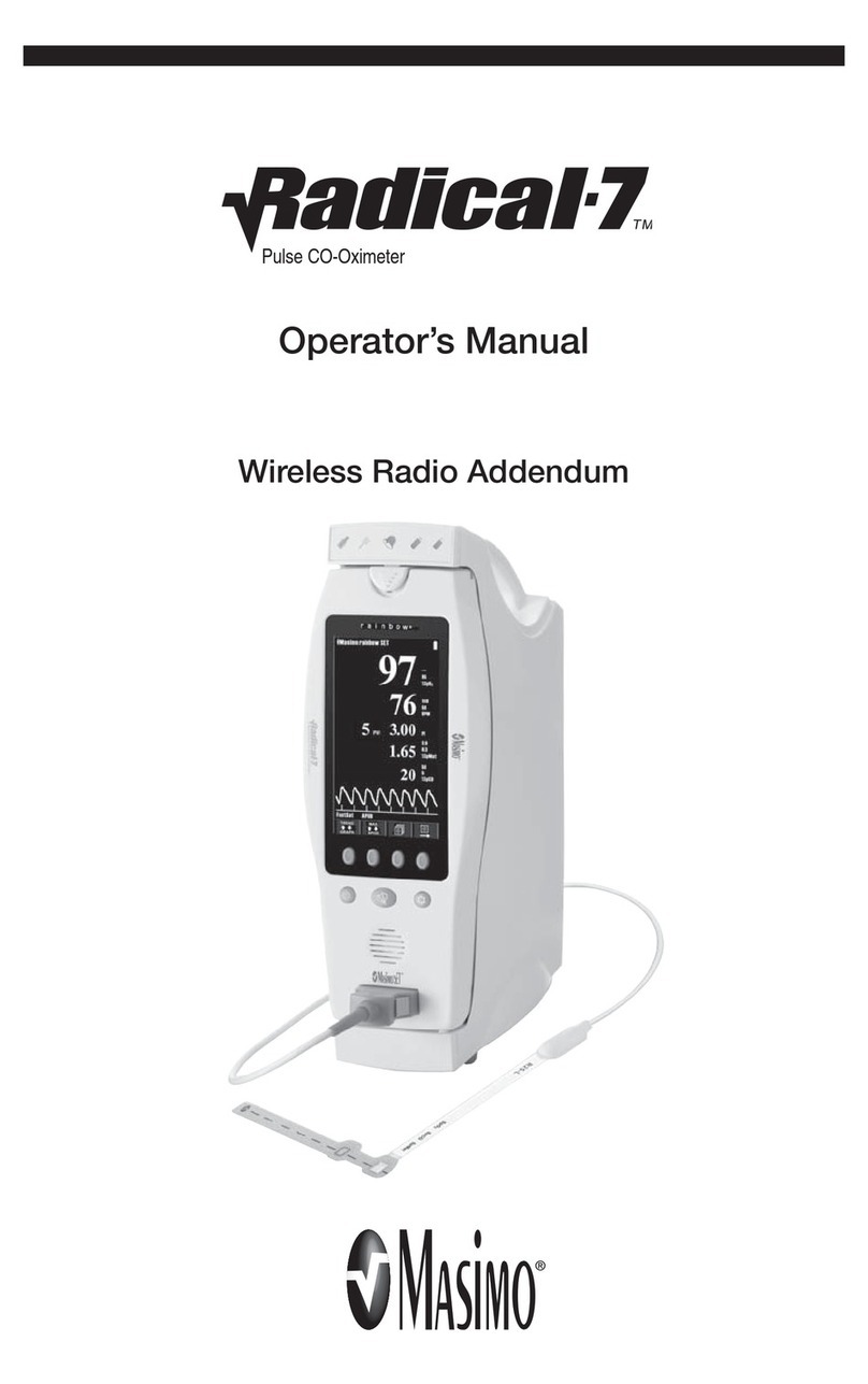 Masimo Radical 7 Operator's manual