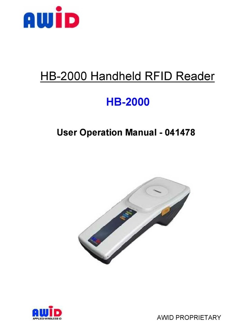 AWID HB-2000 Mounting instructions