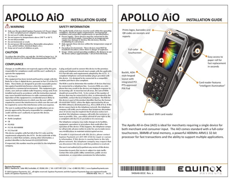 Equinox Systems Apollo AiO installation guide