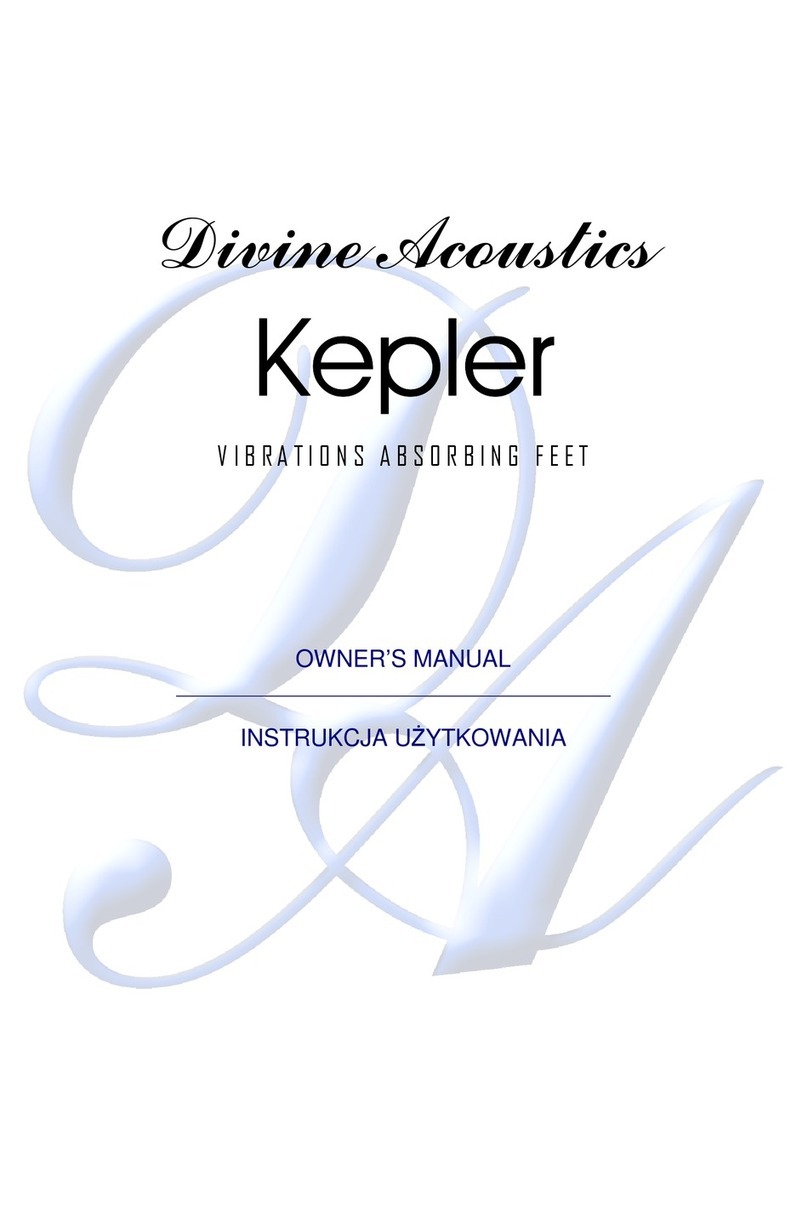 Divine Acoustics Kepler owner's manual
