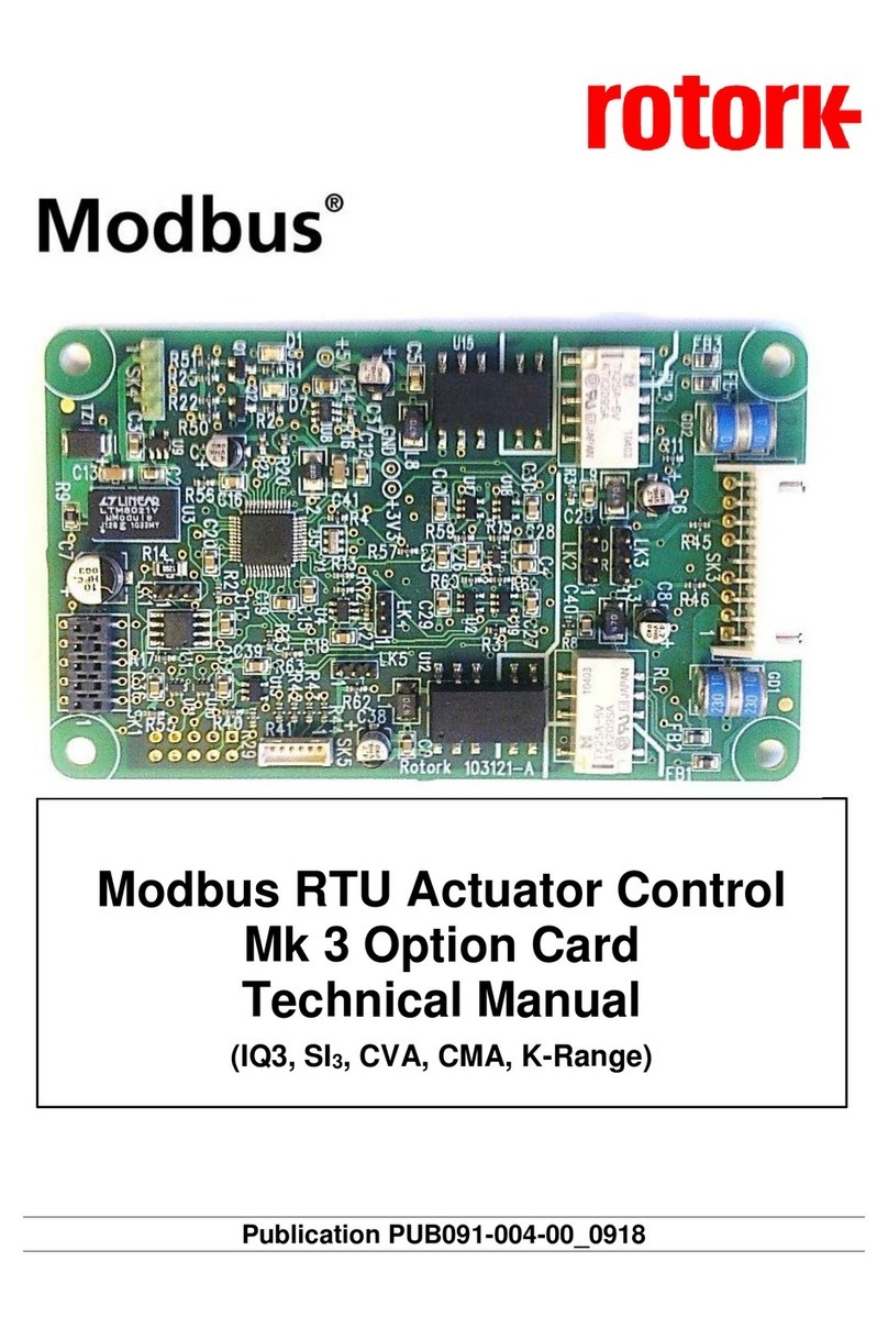 rotork Modbus Technical manual