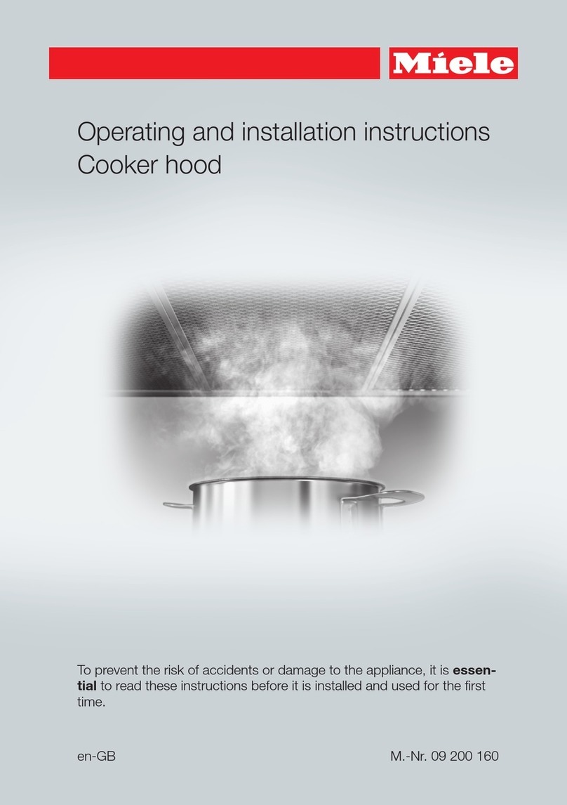 Miele TX2070 User manual