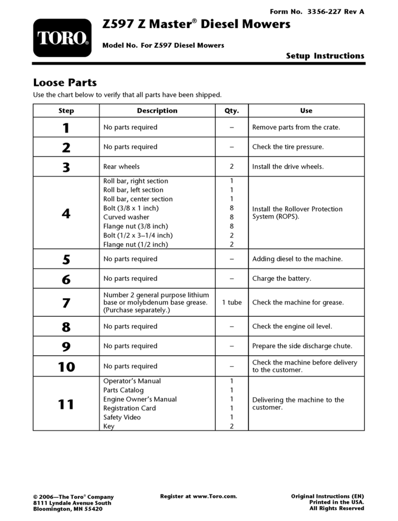 Toro Z597 Z Master Manual