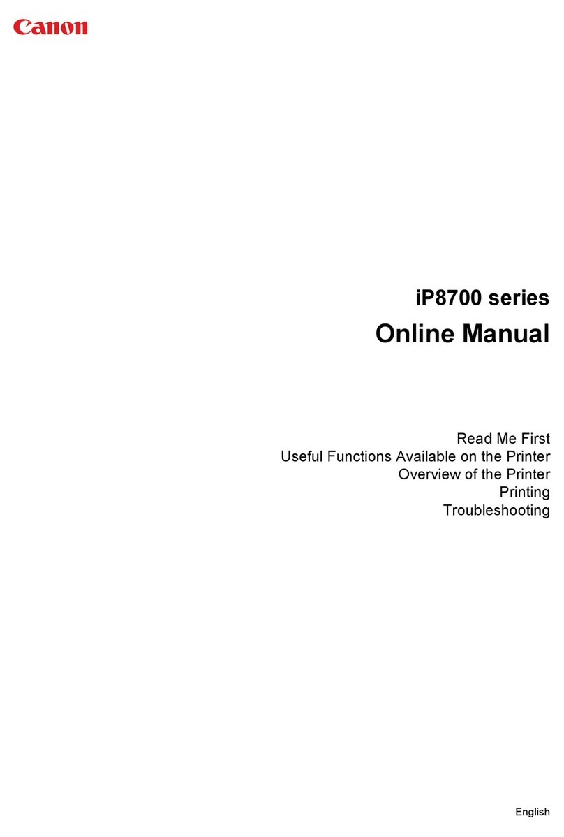 Canon PIXMA IP8700 Series Setup guide