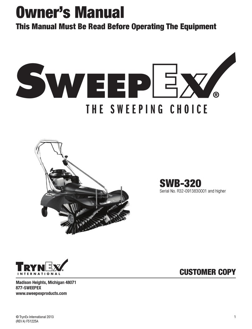 Trynex International SWB-320 owner's manual