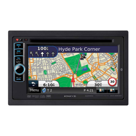 Kenwood DNX4280BT User manual