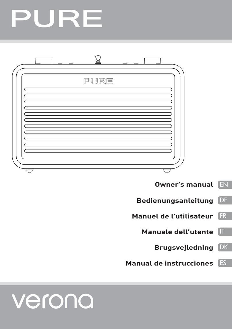 PURE verona owner's manual