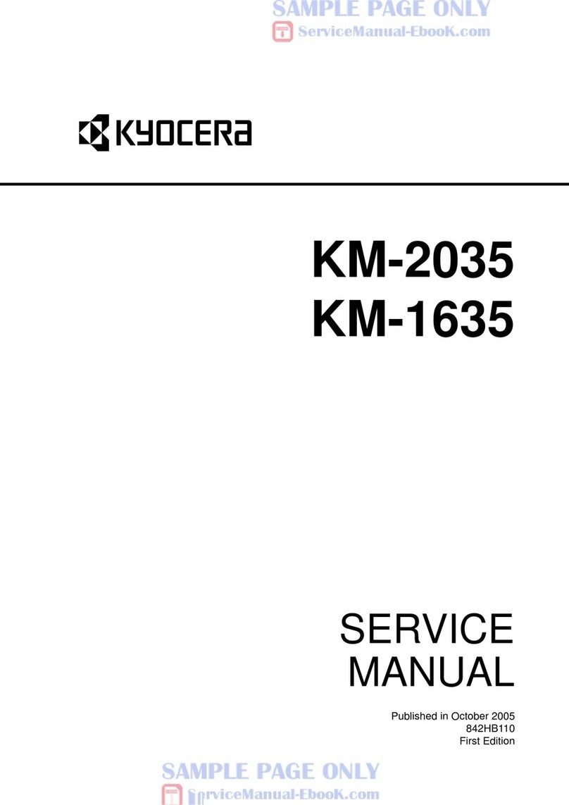 Kyocera KM-2035 Service manual