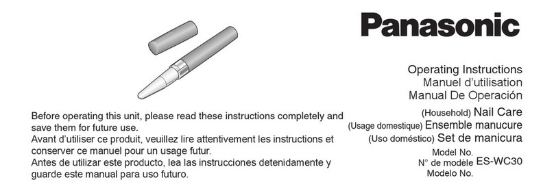 Panasonic ES-WC30 operating instructions