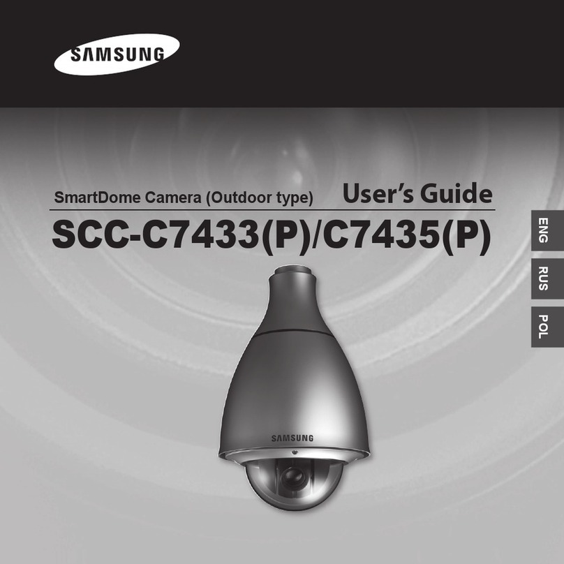 Samsung SCC-C7433(P) User manual