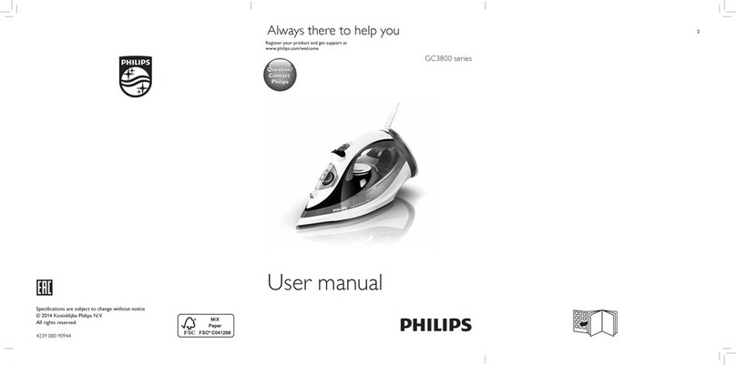 Philips GC3800 series user manual
