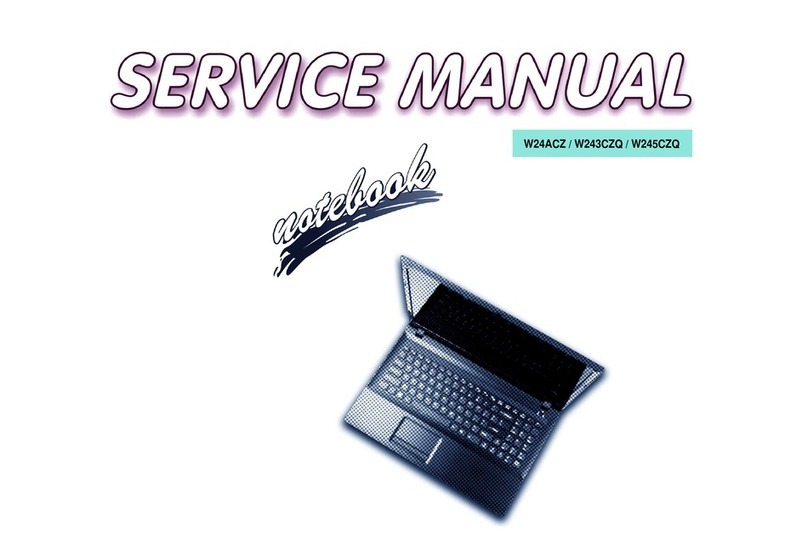 Clevo W24ACZ Service manual