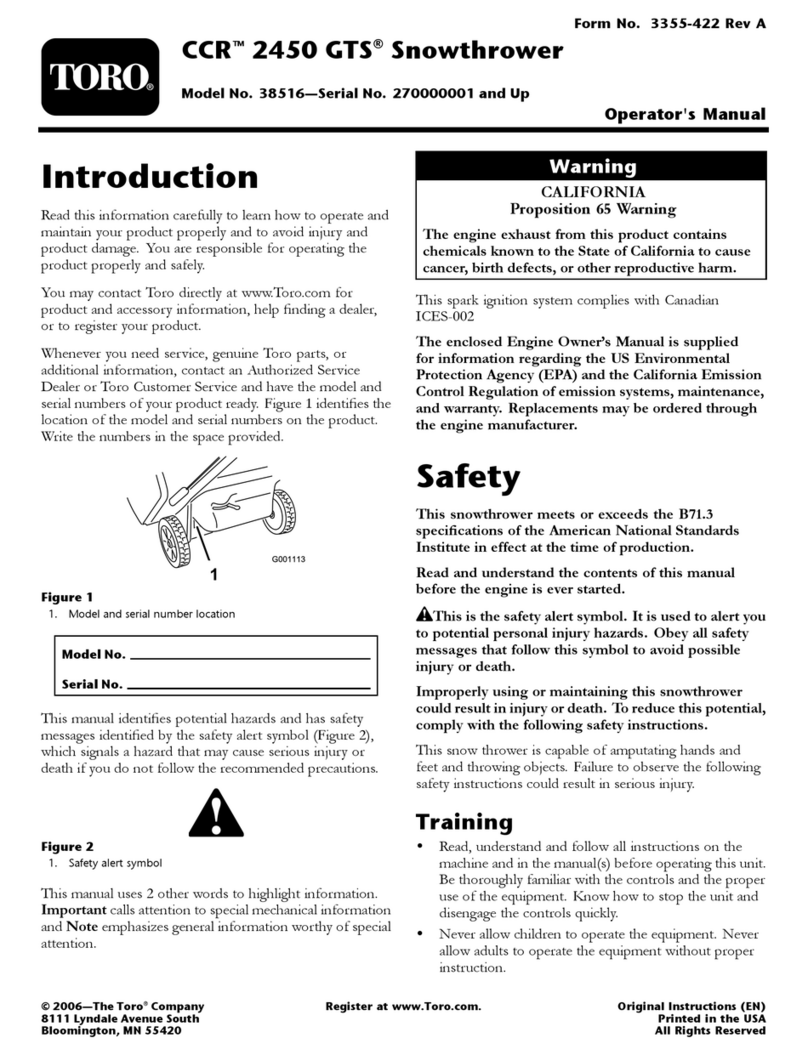 Toro 38516 Operator's manual