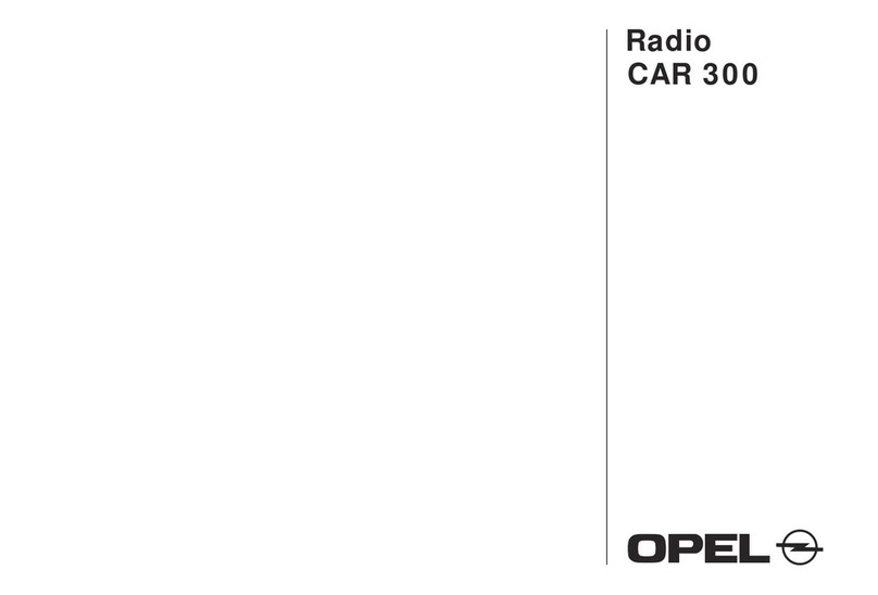 Opel CAR 300 manual