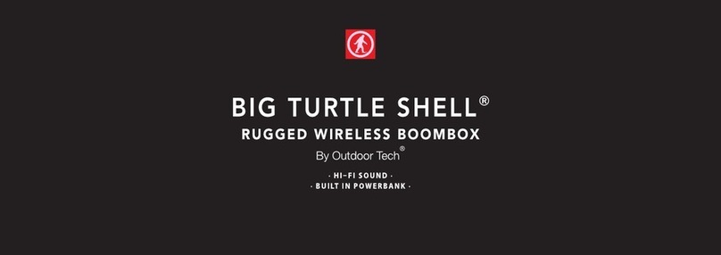 Outdoor Technology BIGTURTLE SHELL manual
