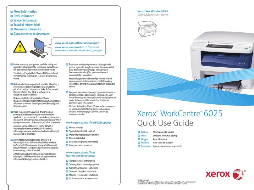 Xerox WorkCentre 6025 Operating manual