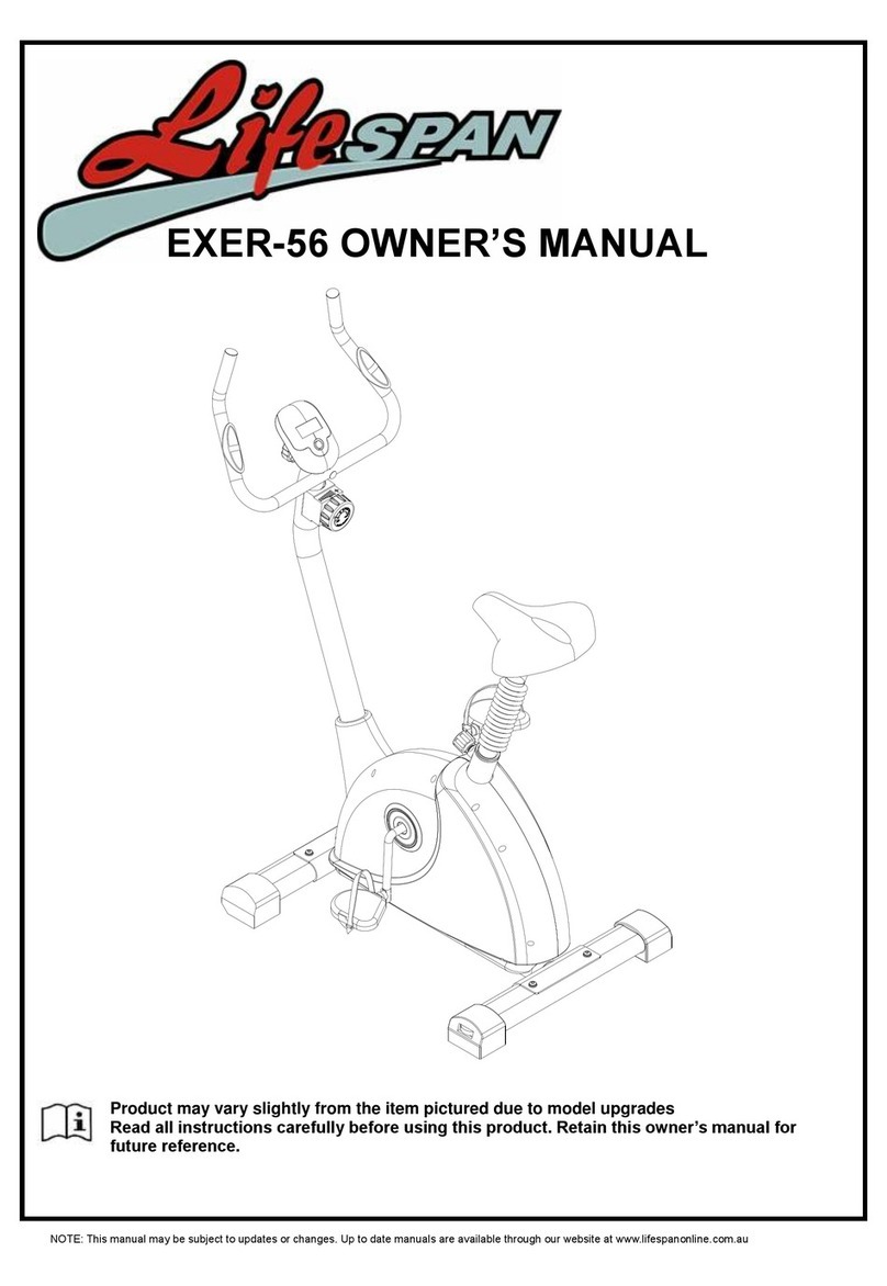 Life Span EXER-56 User manual